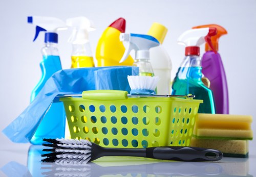 Battersea cleaning staff receiving training on safe cleaning procedures