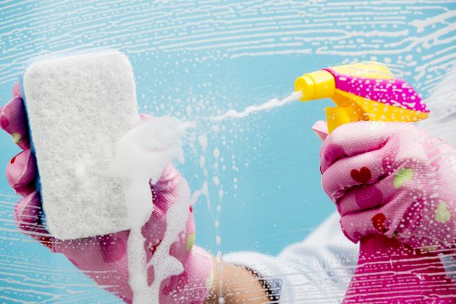 Deep upholstery cleaning equipment removing dirt from a chair