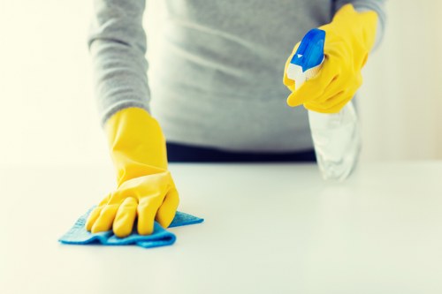 Clean and tidy retail premises in Battersea after professional cleaning